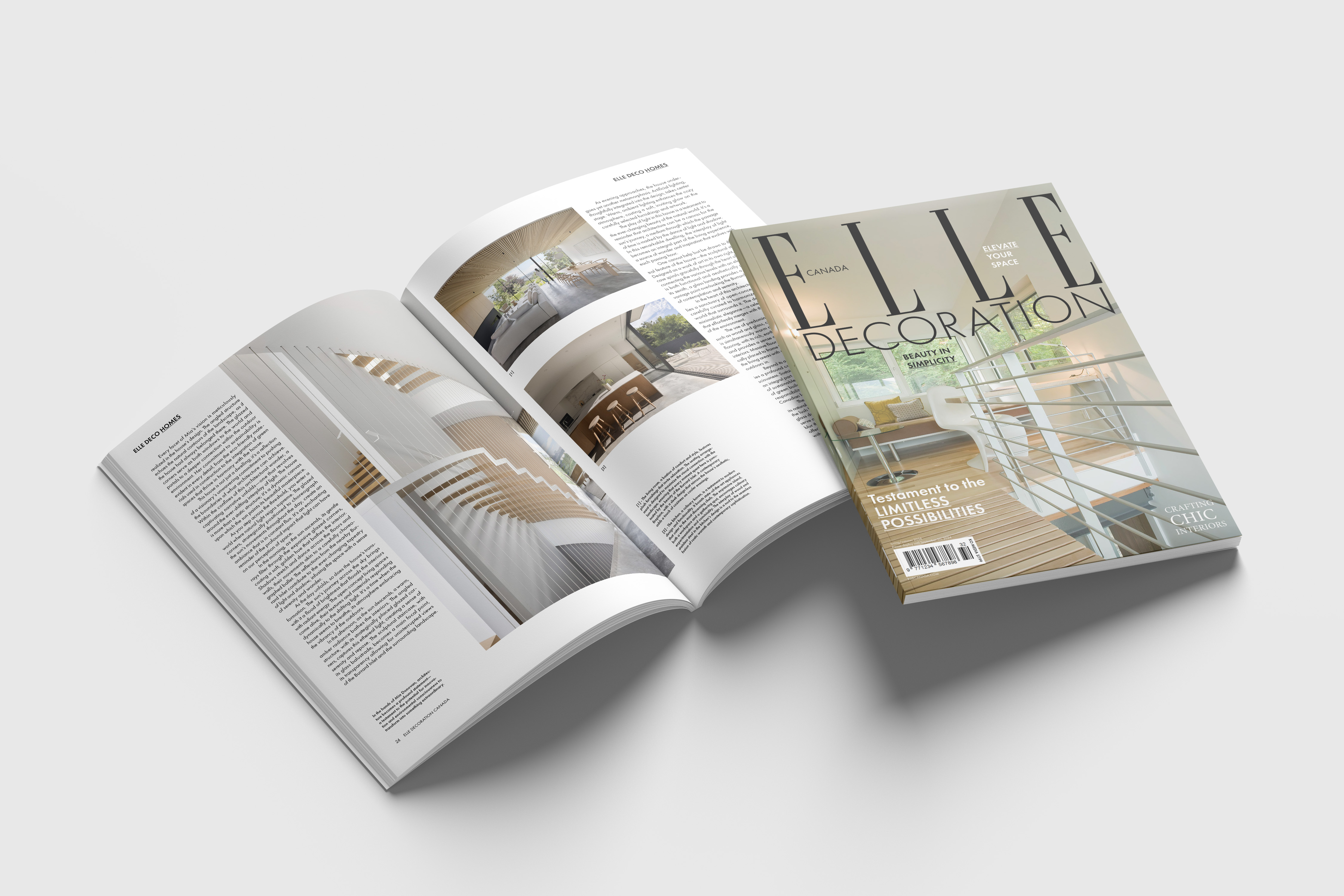Magazine cove for Elle Decoration Magazine concept