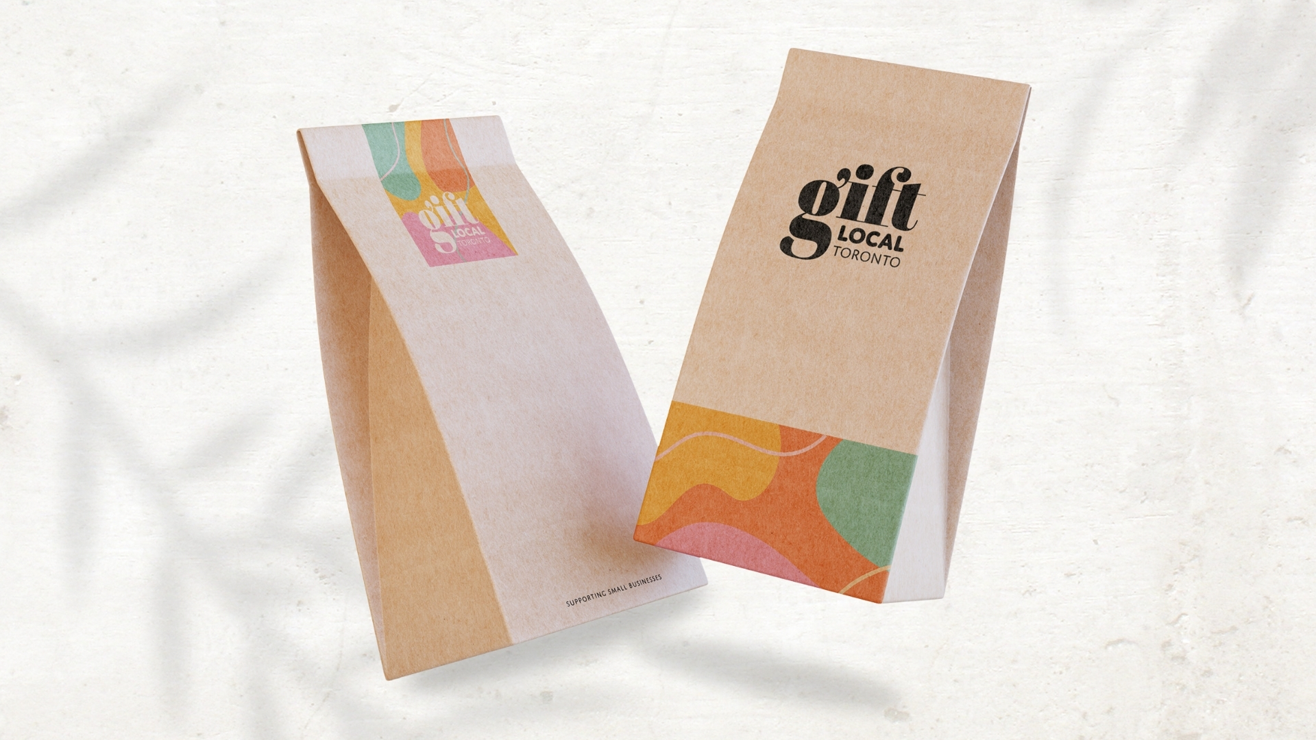 Gift Local gift bag mockup